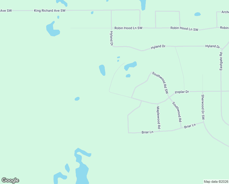 map of restaurants, bars, coffee shops, grocery stores, and more near 5274 Poplar Drive in Motley