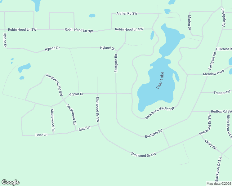 map of restaurants, bars, coffee shops, grocery stores, and more near 8100 Eastgate Road in Motley