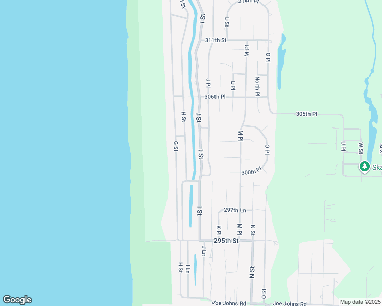 map of restaurants, bars, coffee shops, grocery stores, and more near 30200 H Street in Ocean Park