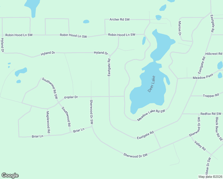 map of restaurants, bars, coffee shops, grocery stores, and more near 8100-8186 Eastgate Road in Motley