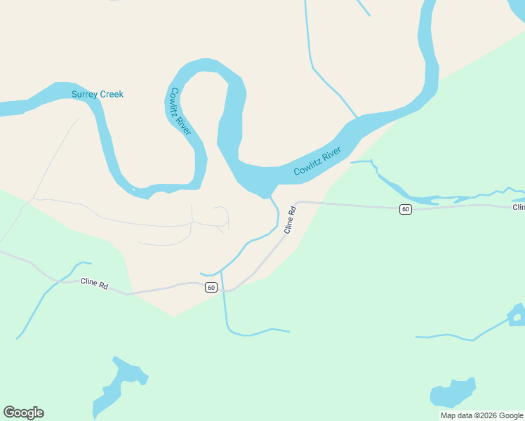 map of restaurants, bars, coffee shops, grocery stores, and more near 662 Cline Road in Randle