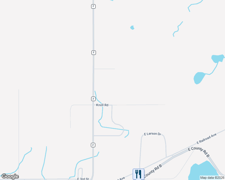 map of restaurants, bars, coffee shops, grocery stores, and more near 6560 County Road F in Lake Nebagamon