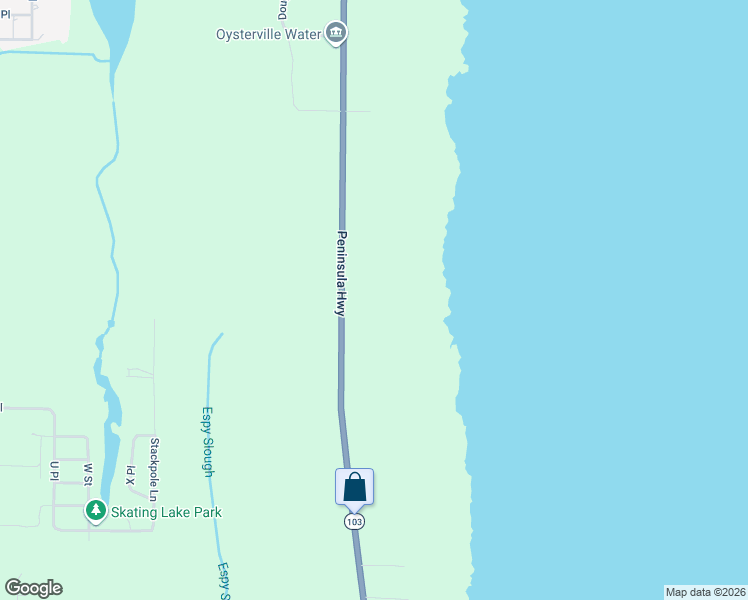 map of restaurants, bars, coffee shops, grocery stores, and more near 31010 Sandridge Road in Ocean Park