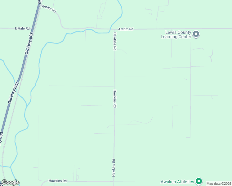 map of restaurants, bars, coffee shops, grocery stores, and more near 390 Hawkins Road in Winlock