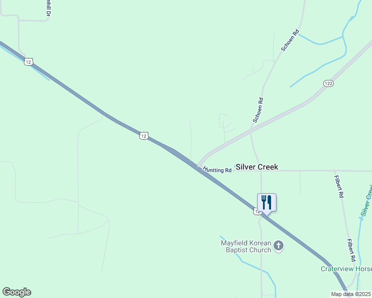 map of restaurants, bars, coffee shops, grocery stores, and more near 2827 U.S. 12 in Salkum