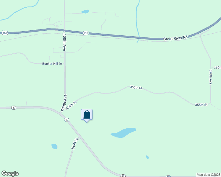 map of restaurants, bars, coffee shops, grocery stores, and more near 39646 355th Street in Aitkin