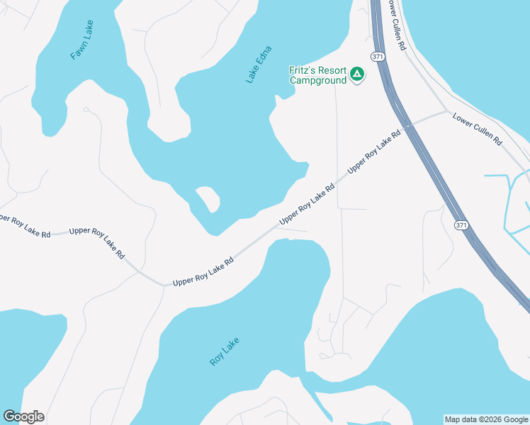 map of restaurants, bars, coffee shops, grocery stores, and more near 4294 Upper Roy Lake Road in Nisswa