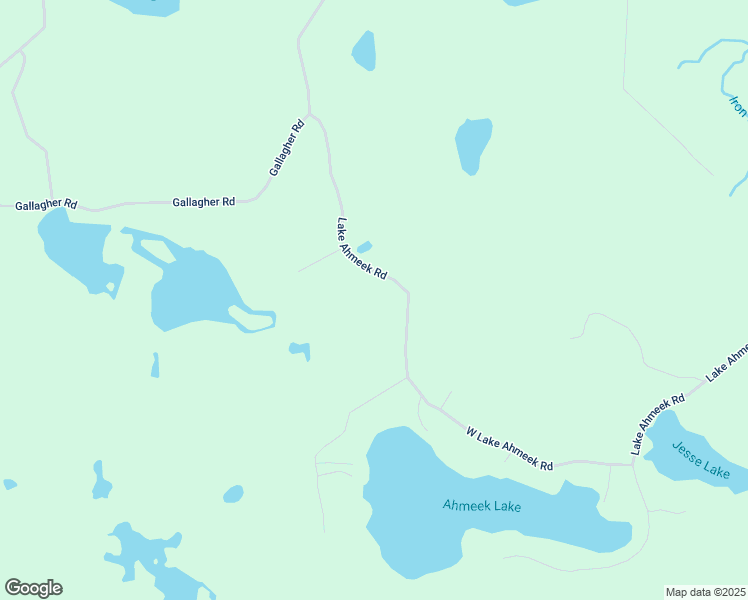 map of restaurants, bars, coffee shops, grocery stores, and more near 65845 Lake Ahmeek Road in Iron River