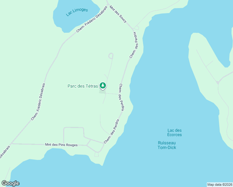 map of restaurants, bars, coffee shops, grocery stores, and more near 361 Côte de la Perdriole in Mont-Laurier