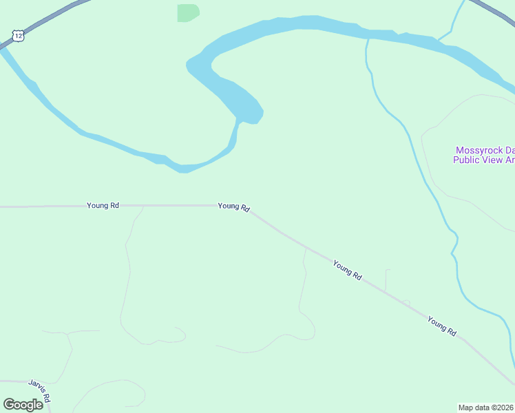 map of restaurants, bars, coffee shops, grocery stores, and more near 416 Young Road in Mossyrock