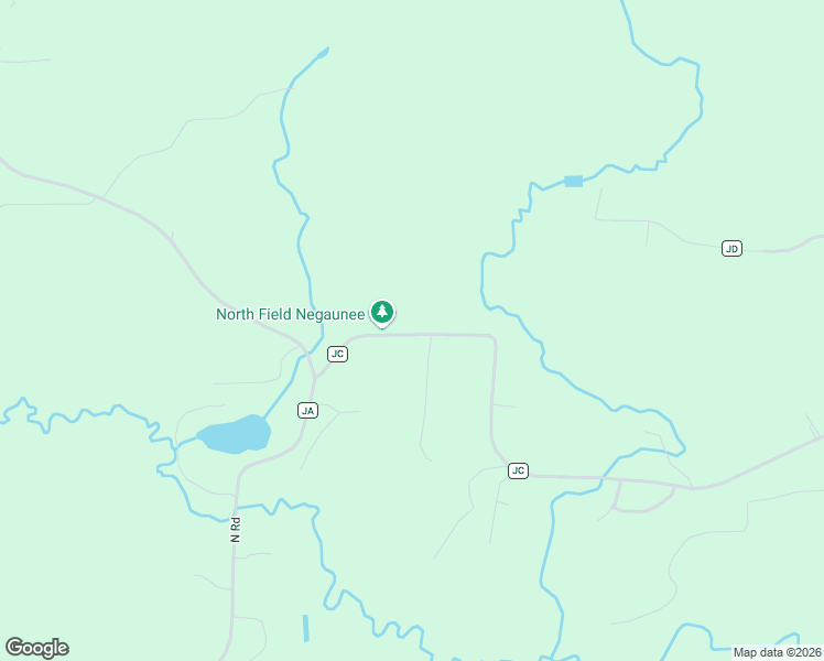 map of restaurants, bars, coffee shops, grocery stores, and more near Uno Drive in Negaunee