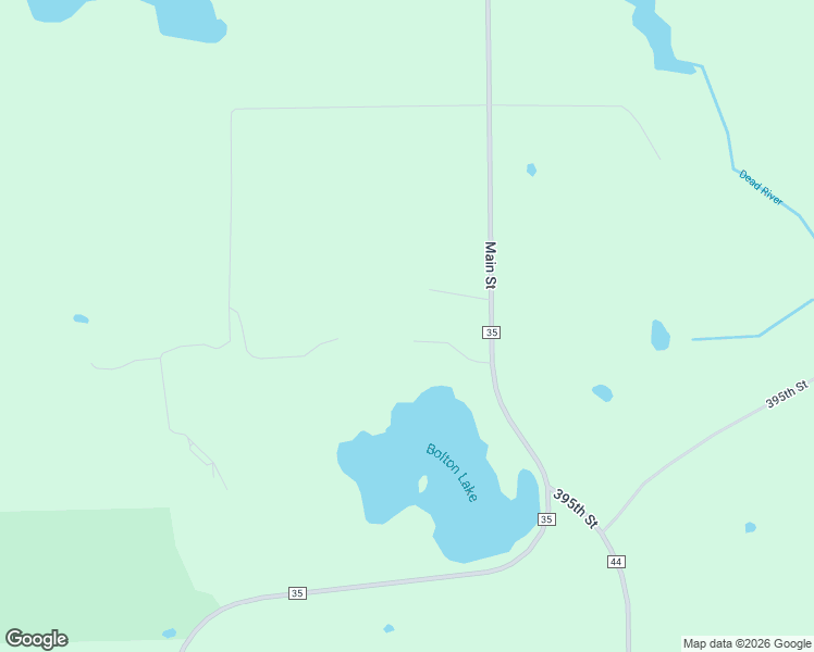 map of restaurants, bars, coffee shops, grocery stores, and more near 36835 395th Street in Dent