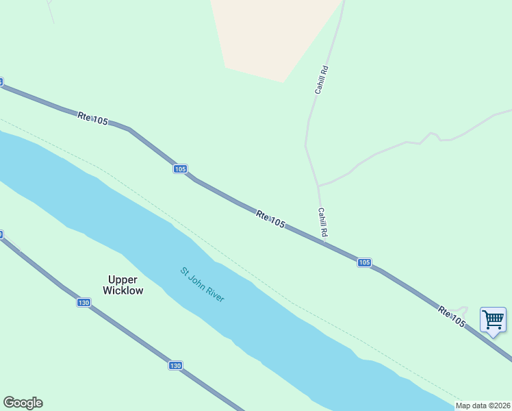 map of restaurants, bars, coffee shops, grocery stores, and more near 10040 New Brunswick 105 in Carleton County