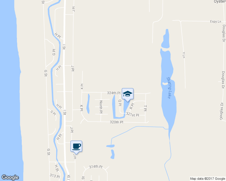 map of restaurants, bars, coffee shops, grocery stores, and more near 1511 324th Place in Ocean Park