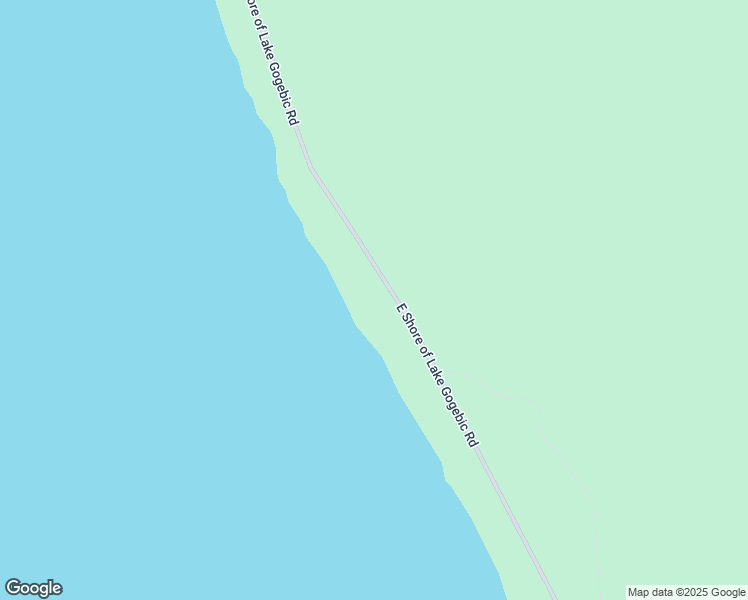 map of restaurants, bars, coffee shops, grocery stores, and more near East Shore of Lake Gogebic Road in Bergland