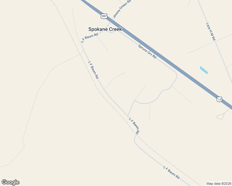 map of restaurants, bars, coffee shops, grocery stores, and more near 67 L F Baum Road in East Helena