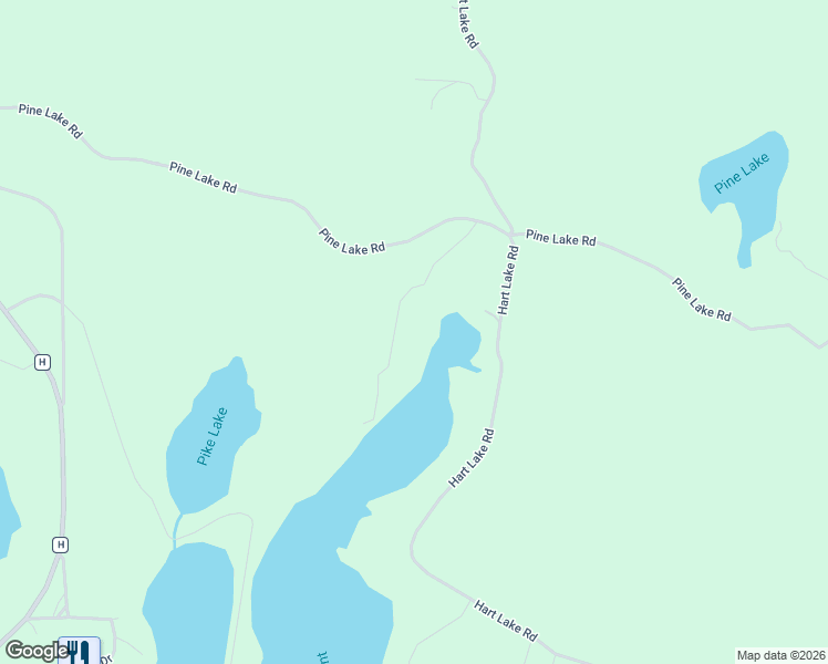 map of restaurants, bars, coffee shops, grocery stores, and more near 10235 Pine Lake Road in Iron River