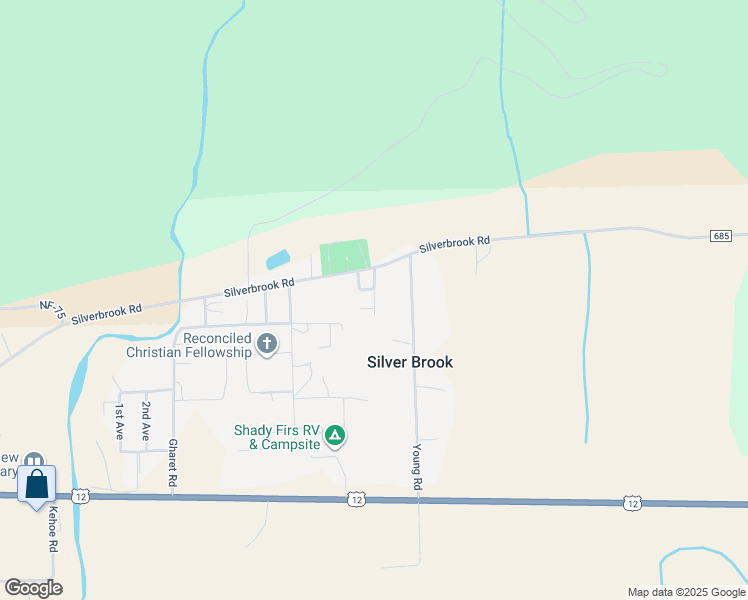 map of restaurants, bars, coffee shops, grocery stores, and more near 708 Silverbrook Road in Randle