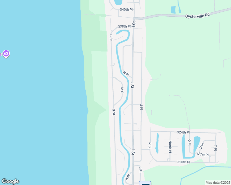 map of restaurants, bars, coffee shops, grocery stores, and more near 32905 G Place in Ocean Park