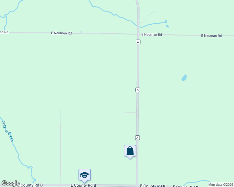 map of restaurants, bars, coffee shops, grocery stores, and more near 6143 County Road A in Superior
