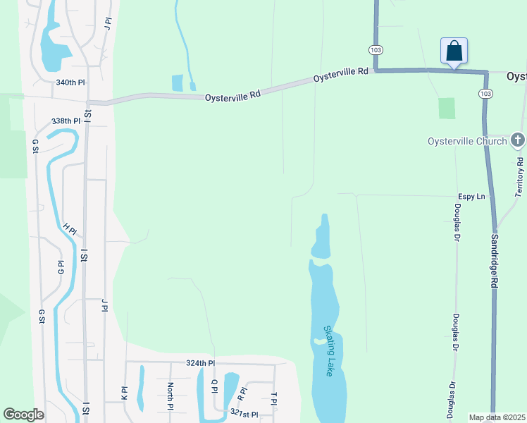 map of restaurants, bars, coffee shops, grocery stores, and more near 33401 V Place in Ocean Park