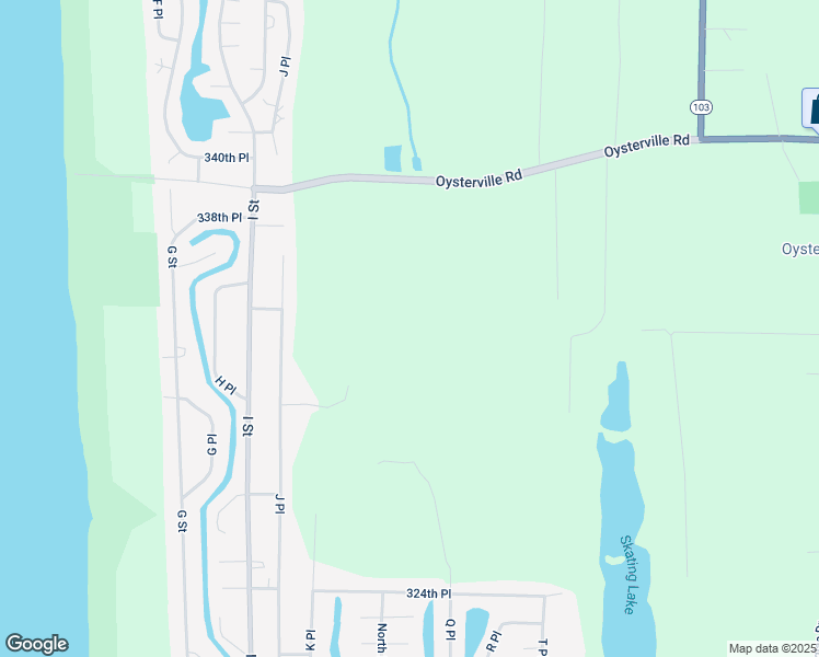 map of restaurants, bars, coffee shops, grocery stores, and more near 33401 V Pl in Ocean Park