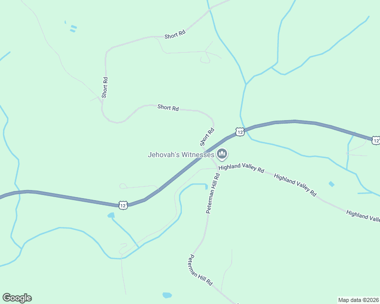 map of restaurants, bars, coffee shops, grocery stores, and more near 105 Short Road in Morton