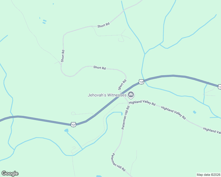 map of restaurants, bars, coffee shops, grocery stores, and more near 105 Short Road in Morton