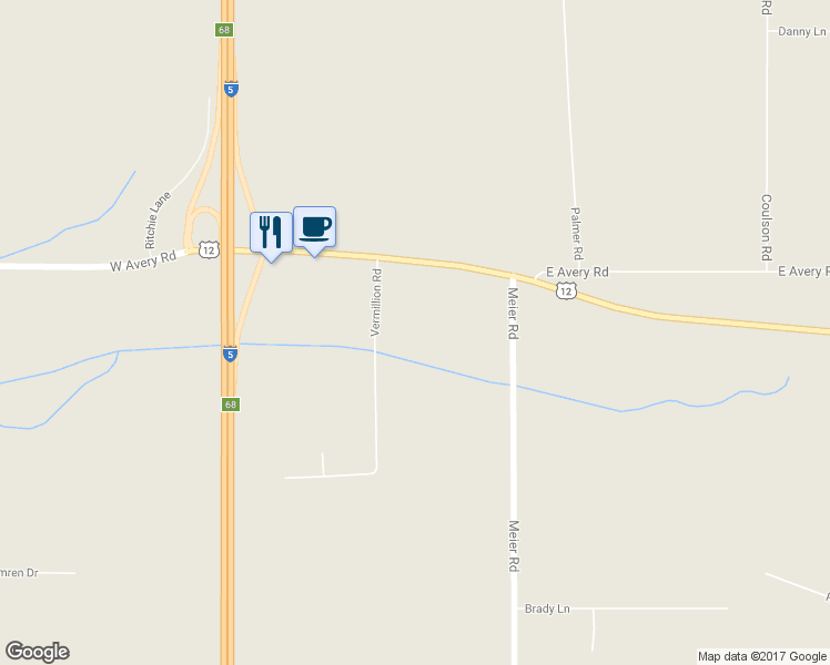 map of restaurants, bars, coffee shops, grocery stores, and more near 172 U.S. 12 in Chehalis