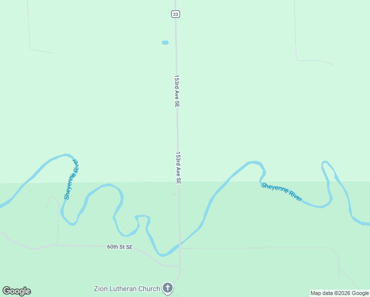 map of restaurants, bars, coffee shops, grocery stores, and more near 5900-5998 153rd Avenue Southeast in Leonard