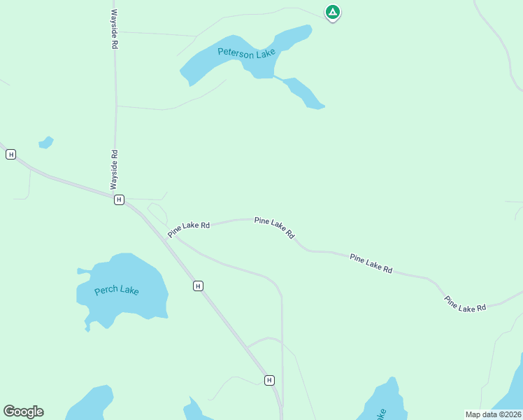 map of restaurants, bars, coffee shops, grocery stores, and more near 9410 Pine Lake Road in Iron River