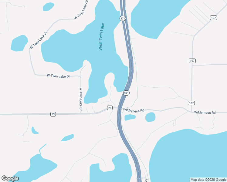 map of restaurants, bars, coffee shops, grocery stores, and more near 27082 Pine Cone Lane in Pequot Lakes