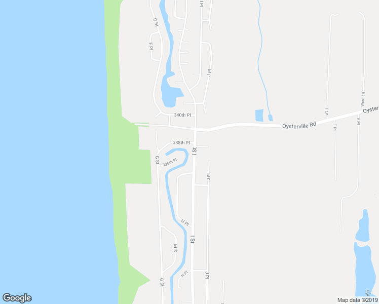 map of restaurants, bars, coffee shops, grocery stores, and more near 33707 I Street in Ocean Park