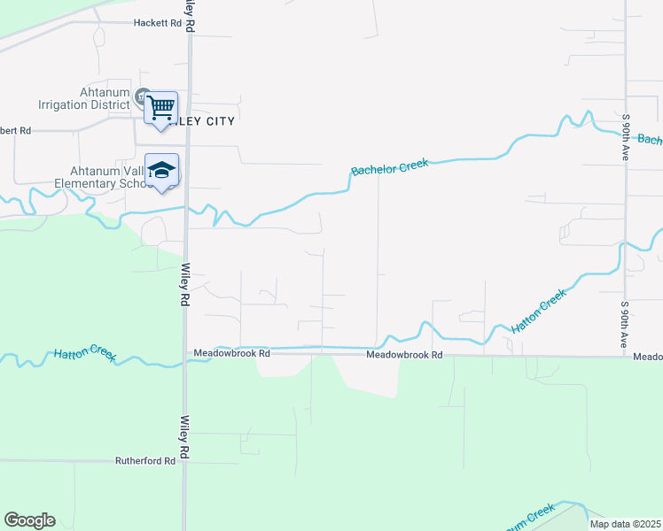 map of restaurants, bars, coffee shops, grocery stores, and more near 3211 South 101 Avenue in Yakima