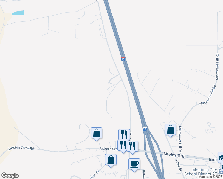 map of restaurants, bars, coffee shops, grocery stores, and more near 4 Deer Run in Clancy