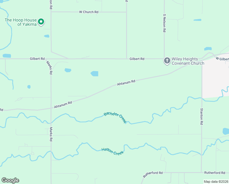 map of restaurants, bars, coffee shops, grocery stores, and more near 12810 Ahtanum Road in Yakima