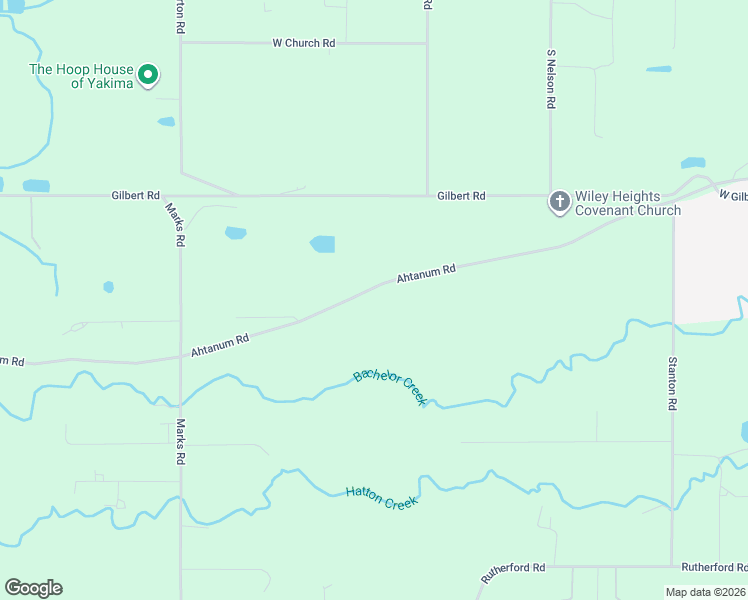 map of restaurants, bars, coffee shops, grocery stores, and more near 12810 Ahtanum Road in Yakima