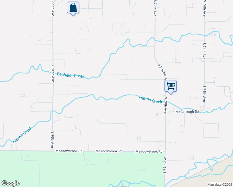 map of restaurants, bars, coffee shops, grocery stores, and more near 3006 South 79th Avenue in Yakima
