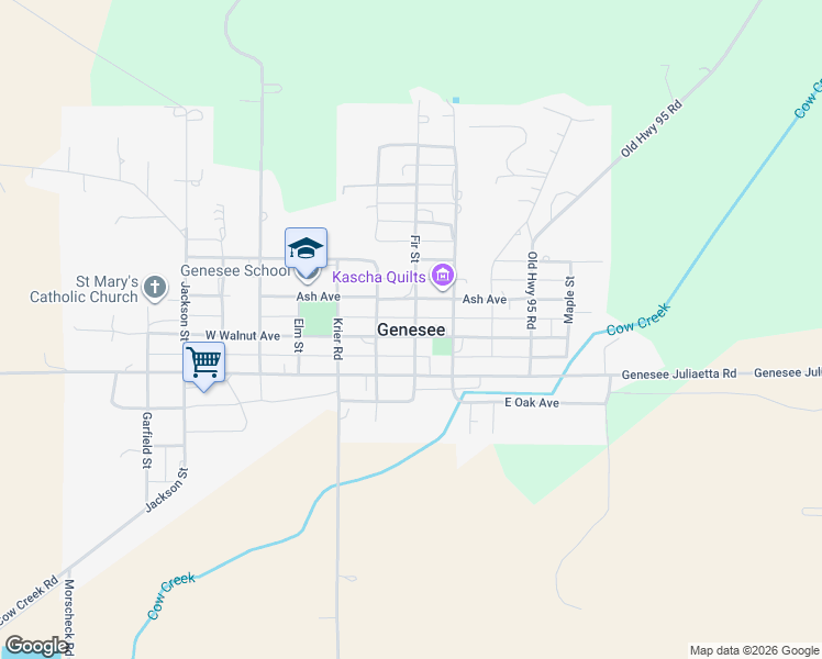 map of restaurants, bars, coffee shops, grocery stores, and more near in Genesee