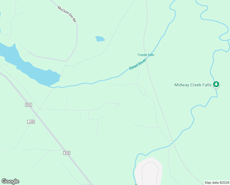 map of restaurants, bars, coffee shops, grocery stores, and more near Superior View Lane in Negaunee