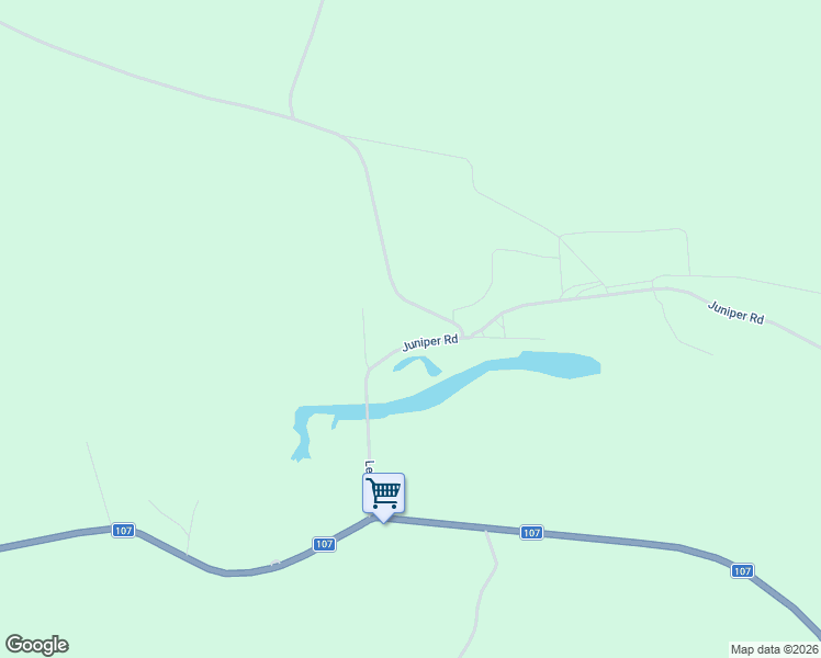 map of restaurants, bars, coffee shops, grocery stores, and more near 47 Juniper Road in Juniper