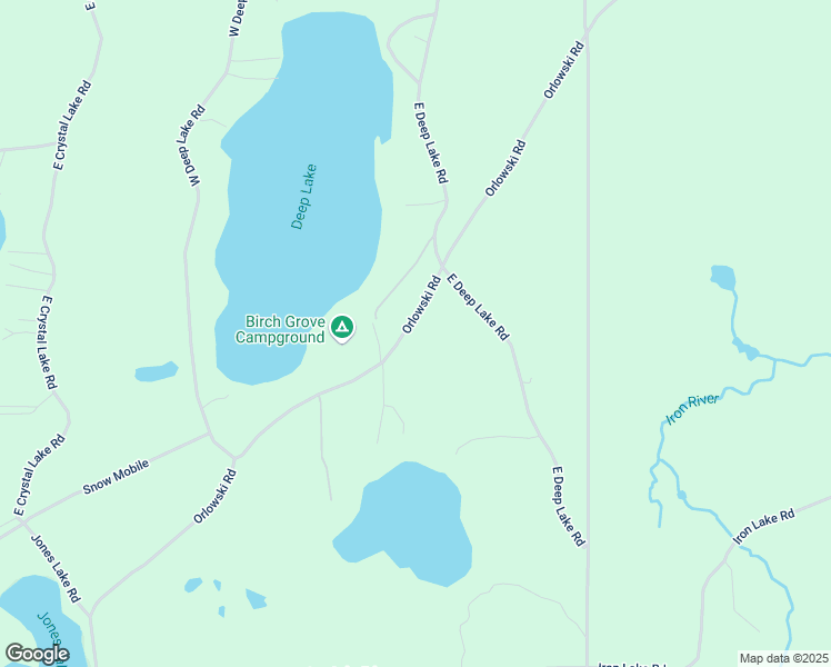 map of restaurants, bars, coffee shops, grocery stores, and more near 67485 Wilson Road in Iron River
