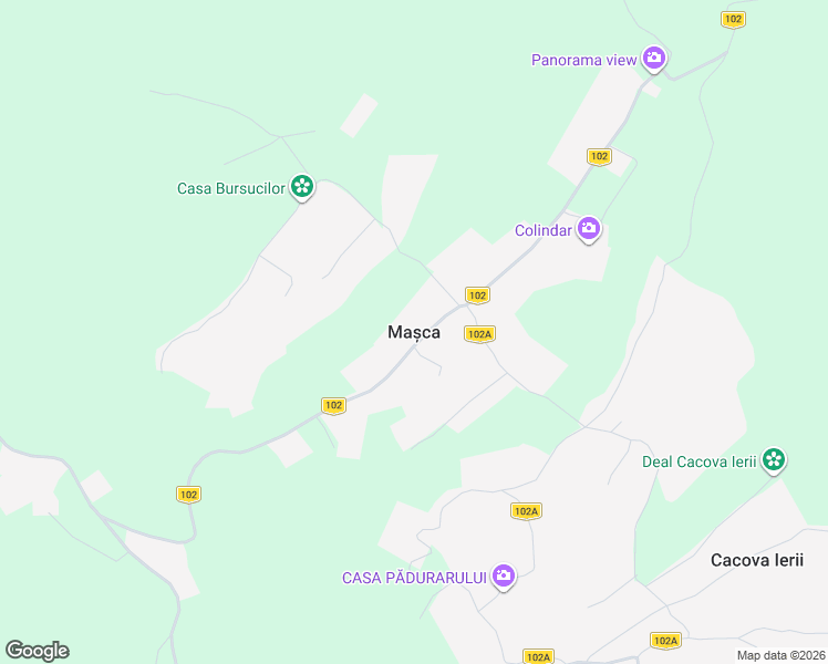 map of restaurants, bars, coffee shops, grocery stores, and more near in Mașca