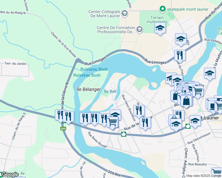 26 Parc Île Bell, MontLaurier QC Walk Score