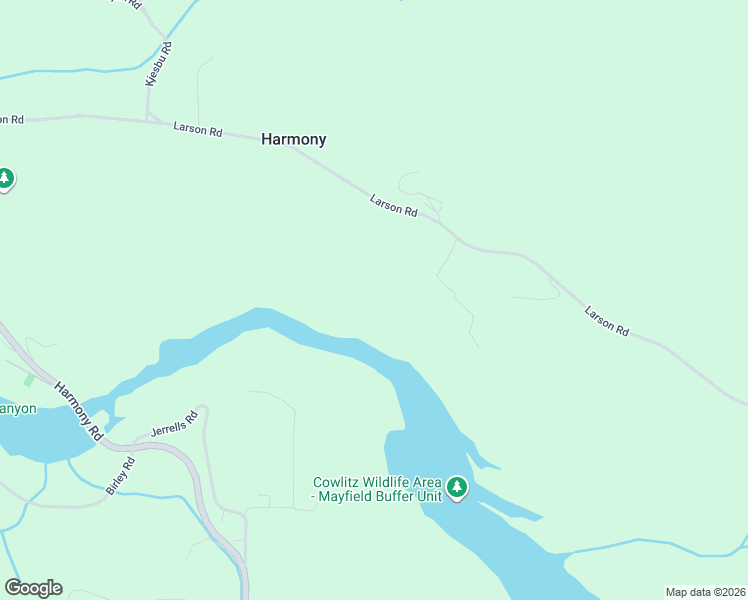 map of restaurants, bars, coffee shops, grocery stores, and more near 369 Larson Road in Silver Creek