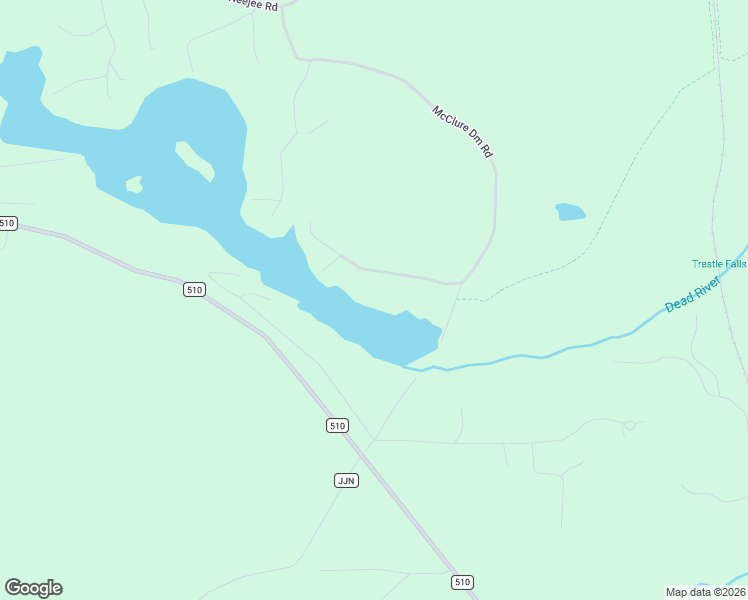 map of restaurants, bars, coffee shops, grocery stores, and more near McClure Road in Negaunee
