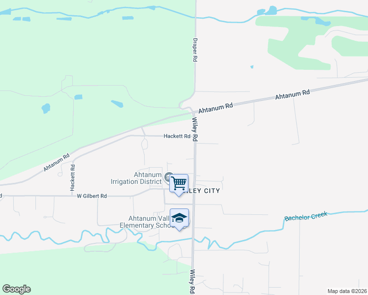 map of restaurants, bars, coffee shops, grocery stores, and more near 2810 Wiley Rd in Yakima