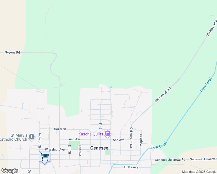 map of restaurants, bars, coffee shops, grocery stores, and more near 548 North Laurel Street in Genesee