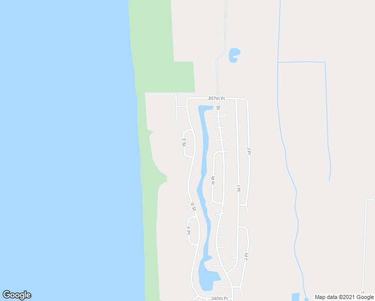 map of restaurants, bars, coffee shops, grocery stores, and more near 35210 F Place in Ocean Park