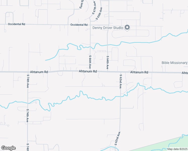 map of restaurants, bars, coffee shops, grocery stores, and more near 6596 Ahtanum Road in Yakima